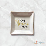 Square Ring/Trinket dish with personalized saying