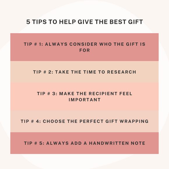 5 tips to help give the best gift