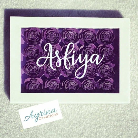 Flower Shadow Box (5