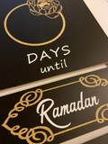 Ramadan and Eid Flip over Countdown Sign