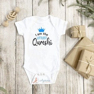 I am the littlest (add custom family name) bodysuit