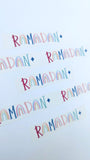 Ramadan Rainbow Washi Tape